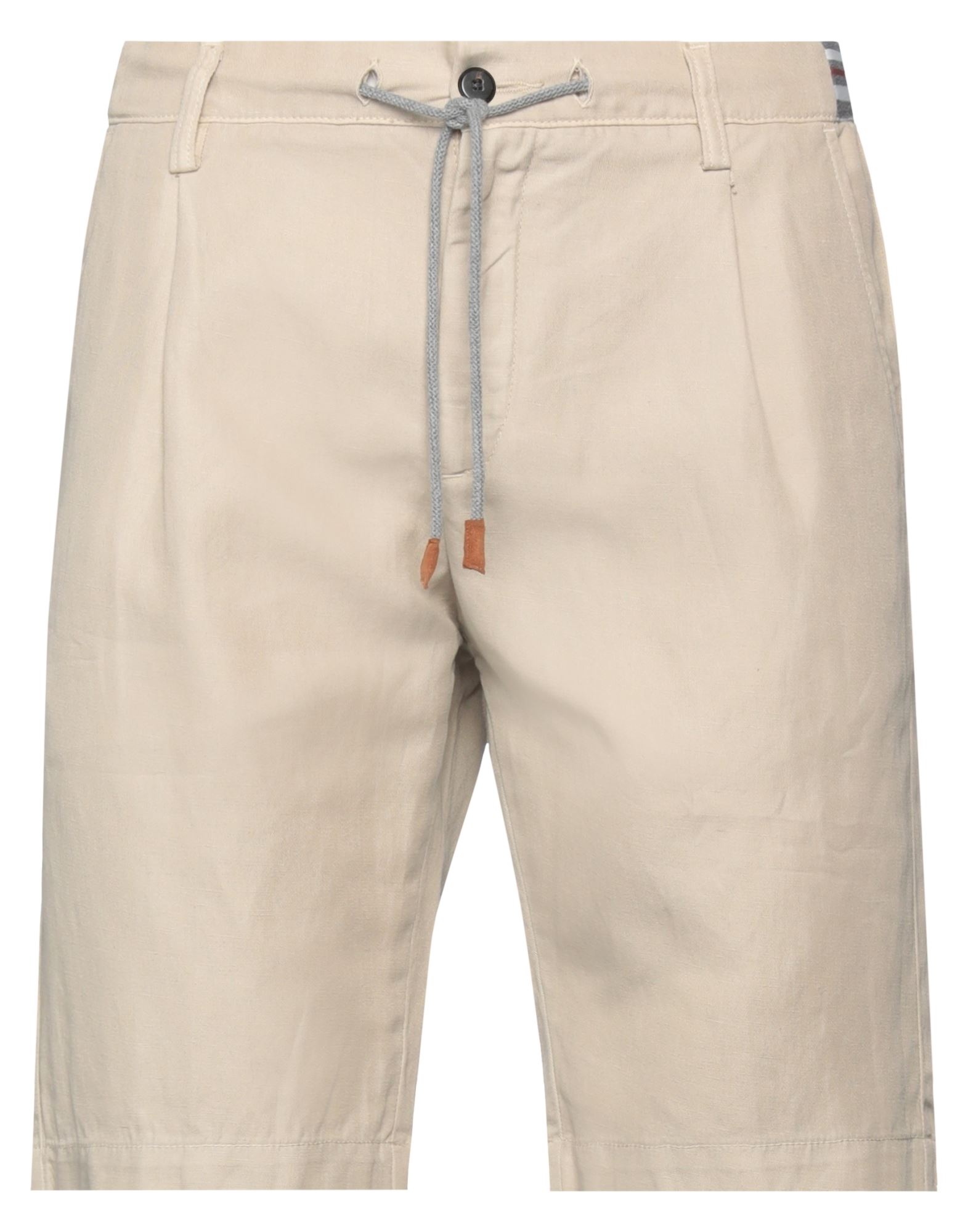 Eleventy Man Shorts & Bermuda Shorts Beige Size 30 Cotton, Linen