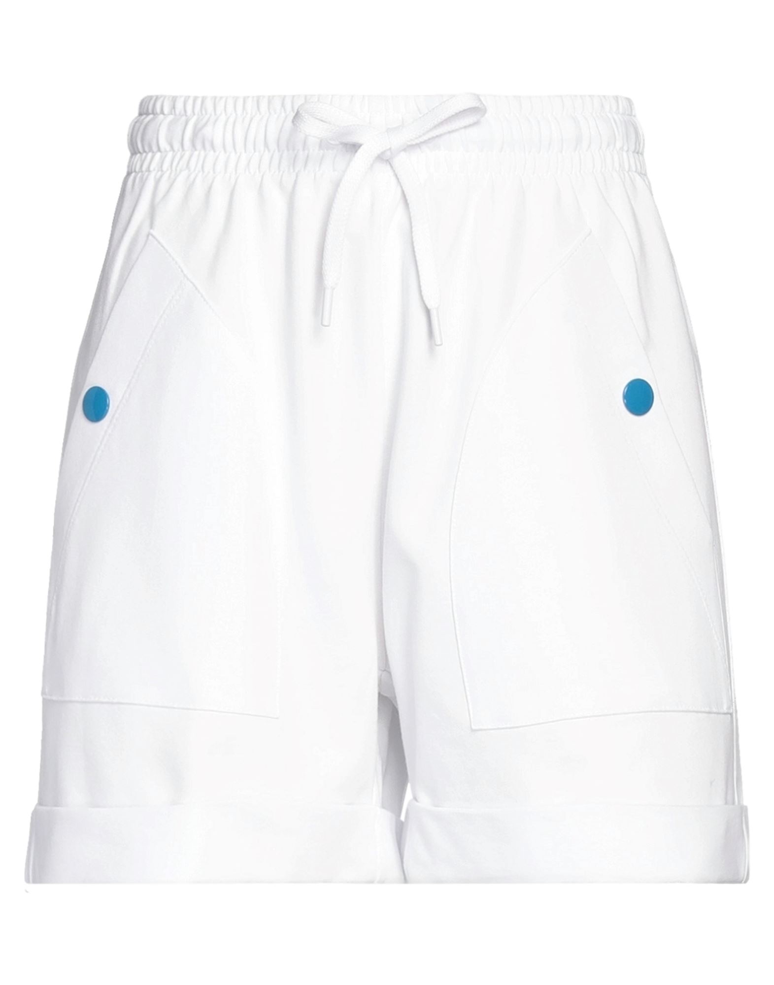 Love Moschino Woman Shorts & Bermuda Shorts White Size 8 Cotton