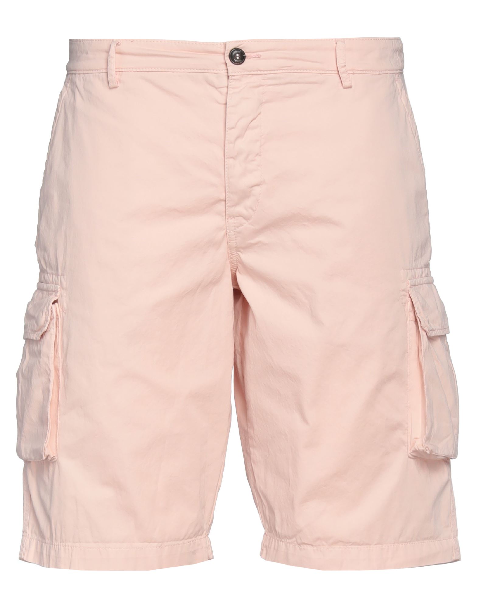 40weft Man Shorts & Bermuda Shorts Light Pink Size 42 Cotton