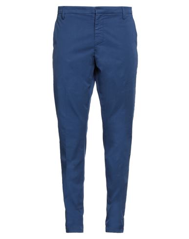 Dondup Man Pants Navy Blue Size 30 Cotton, Lyocell, Elastane