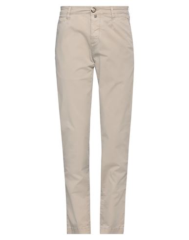 JACOB COHЁN JACOB COHЁN MAN PANTS BEIGE SIZE 31 COTTON, ELASTANE