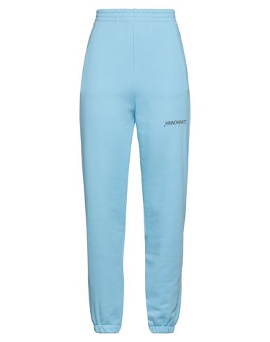 Hinnominate Woman Pants Sky Blue Size L Cotton In Blue