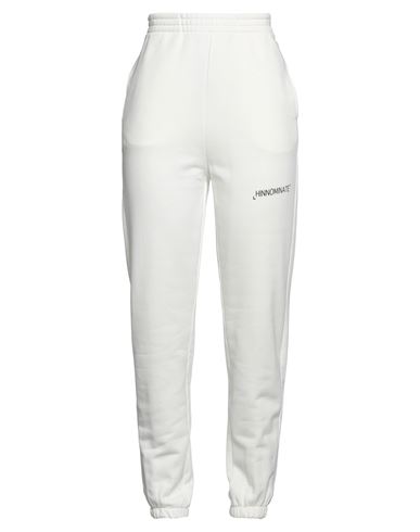 Hinnominate Woman Pants Off White Size L Cotton In Off White