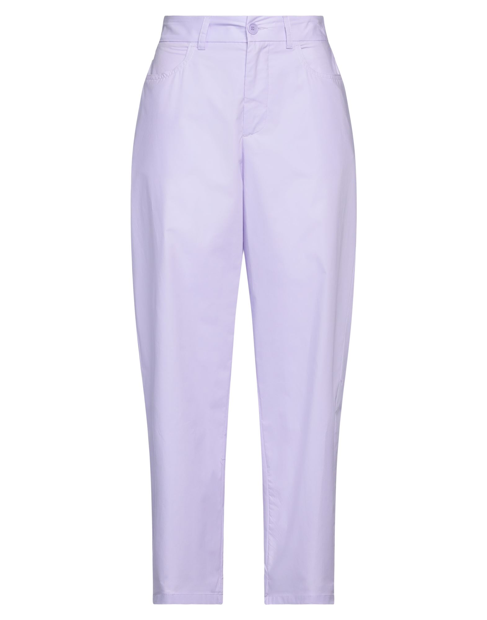 Momoní Woman Pants Lilac Size 4 Cotton In Purple