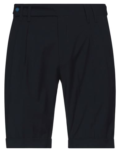 Shop Dffrntly Man Shorts & Bermuda Shorts Midnight Blue Size 30 Polyester, Viscose, Elastane