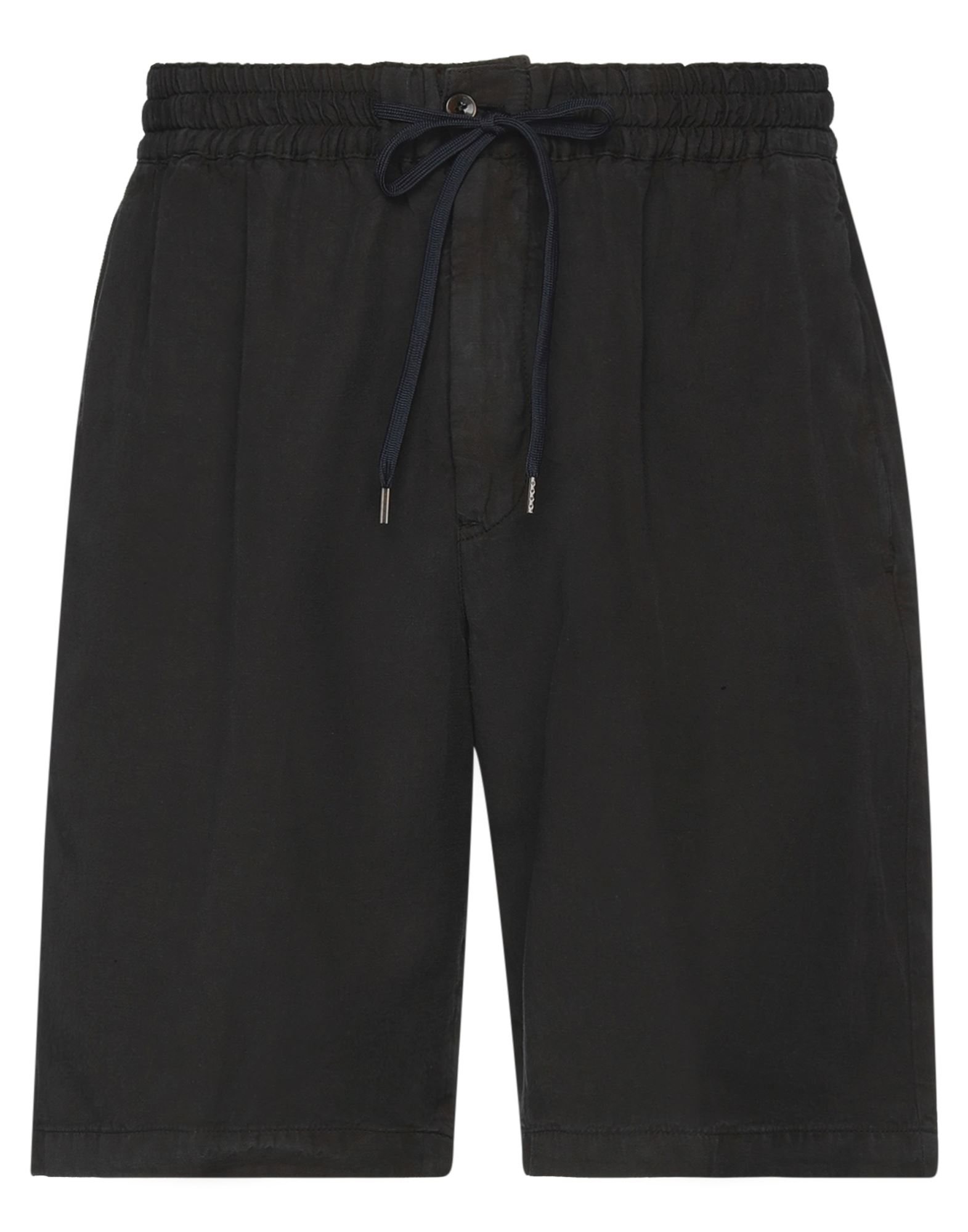 Pt Torino Black Bermuda Shorts In Black