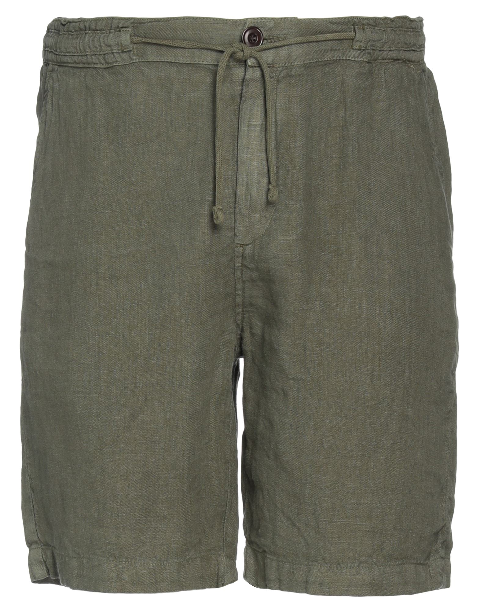 Roy Rogers Roÿ Roger's Man Shorts & Bermuda Shorts Military Green Size S Linen