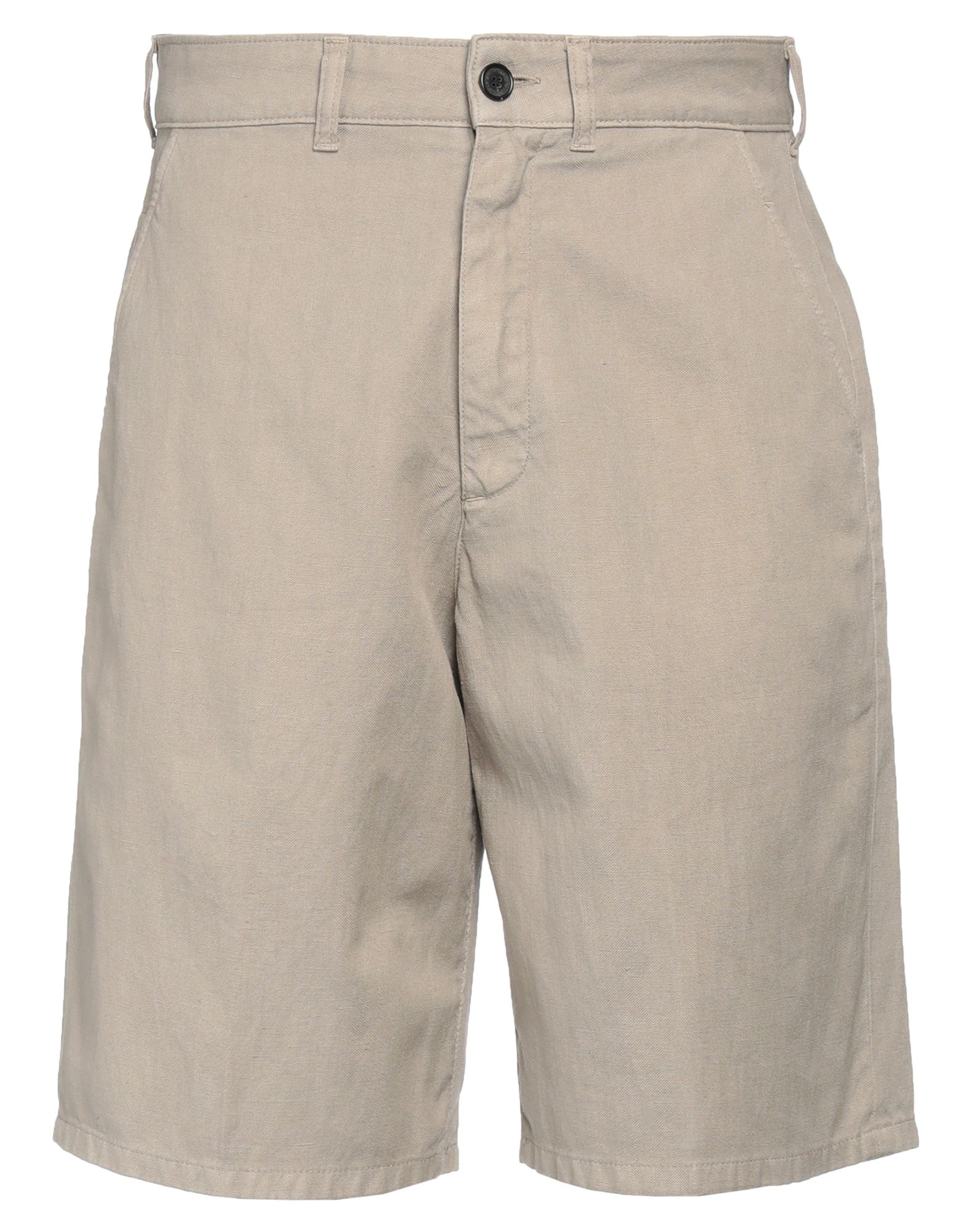 Department 5 Man Shorts & Bermuda Shorts Beige Size 30 Cotton, Linen