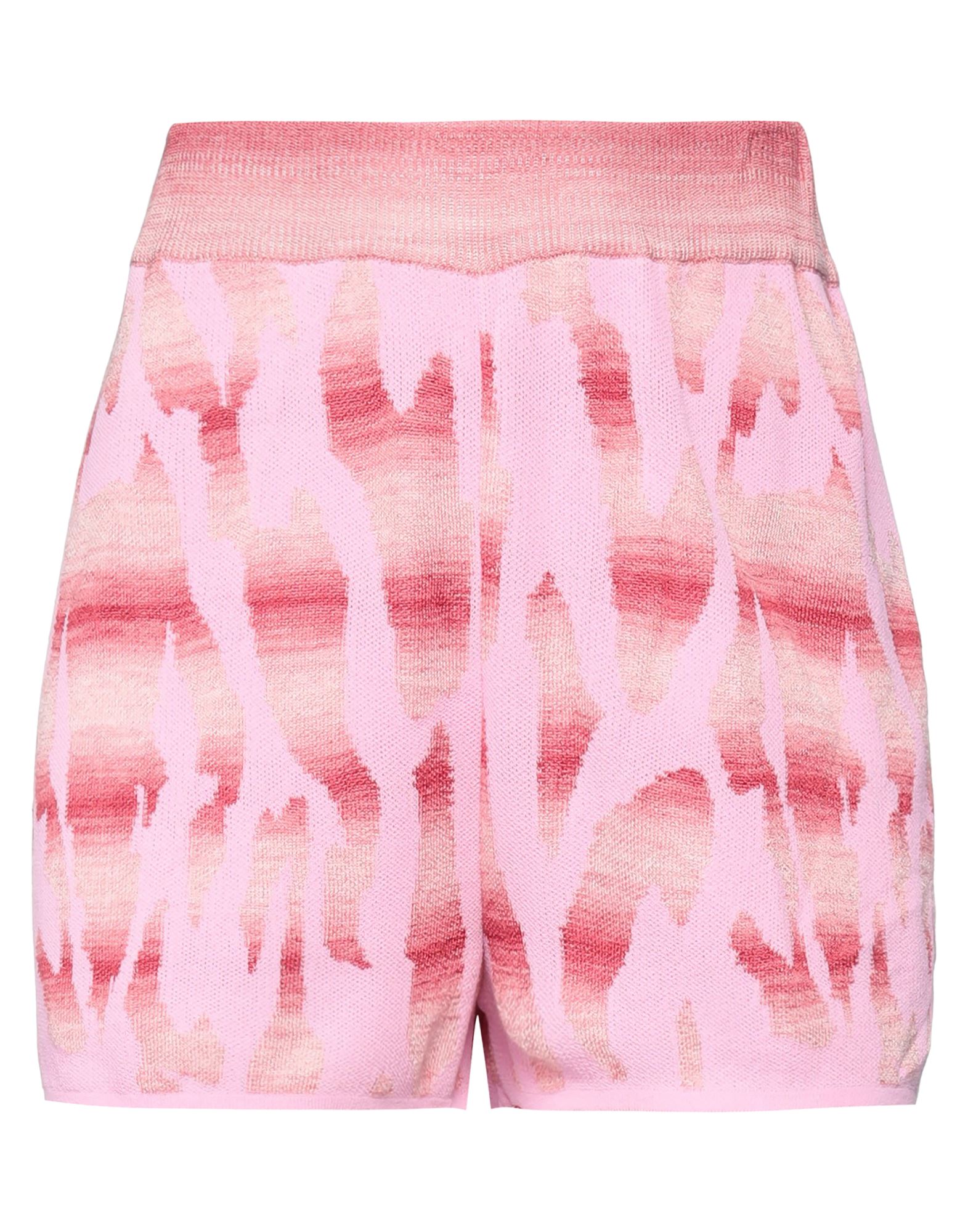Viki-and Woman Shorts & Bermuda Shorts Pink Size 4 Viscose, Polyamide