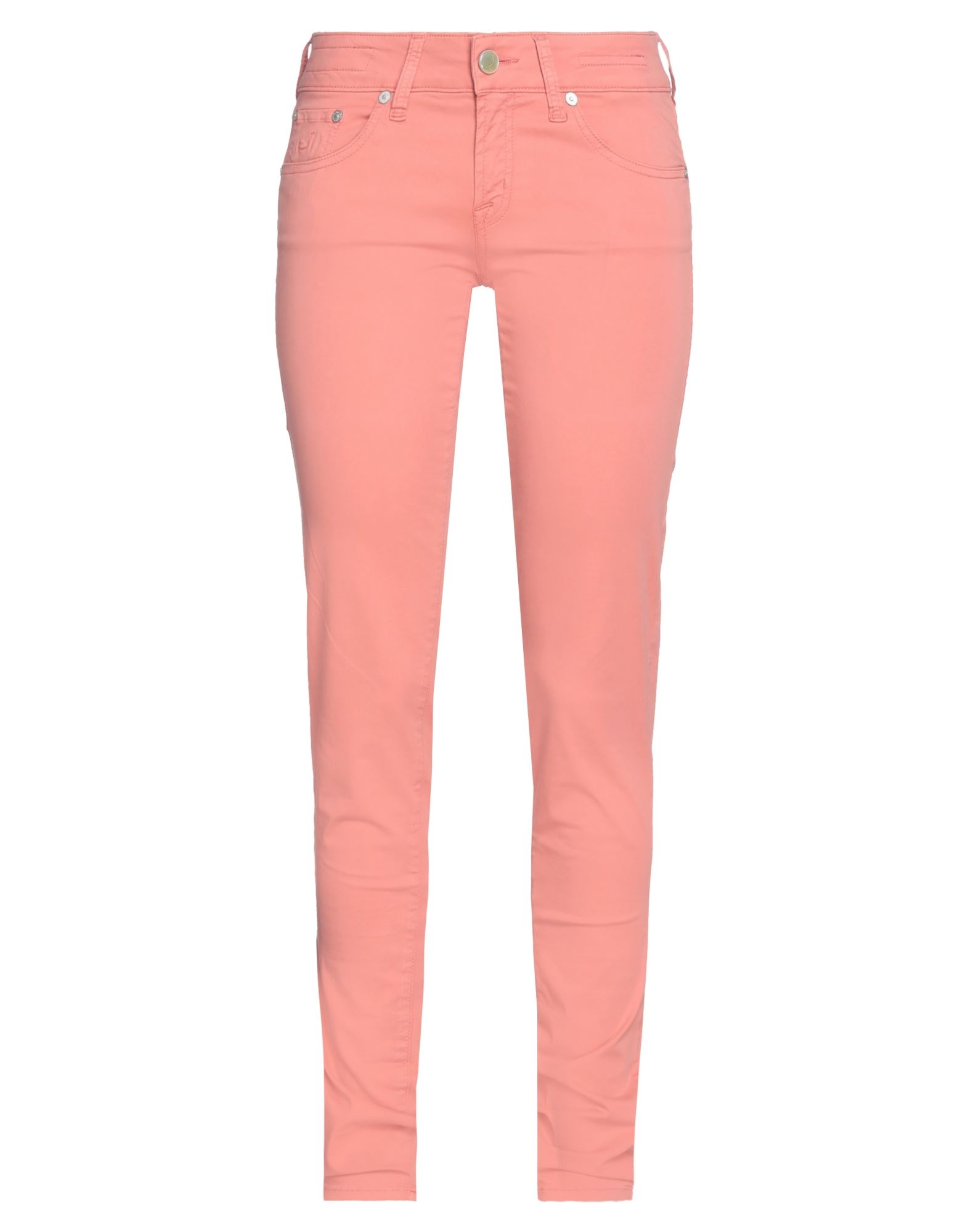 Shop Jacob Cohёn Woman Pants Salmon Pink Size 28 Lyocell, Cotton, Elastane