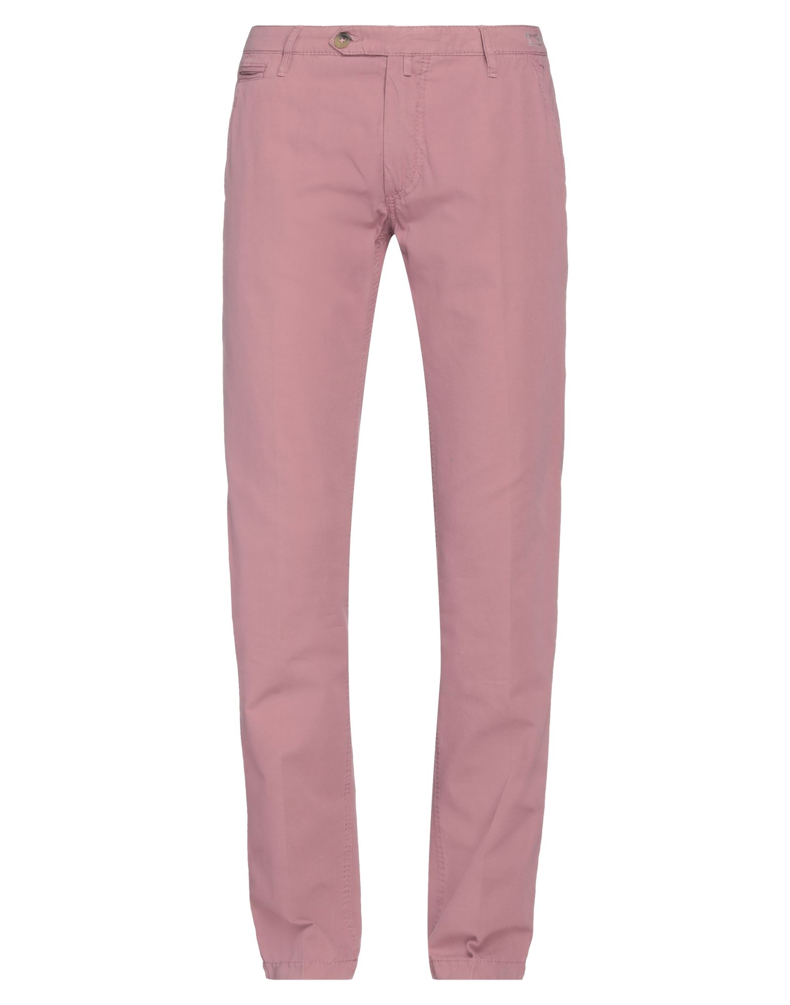 Shop Jacob Cohёn Man Pants Pastel Pink Size 33 Cotton
