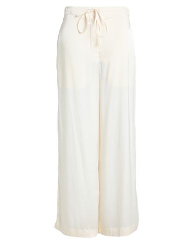Jil Sander+ Woman Sleepwear Ivory Size 10 Viscose, Elastane In White