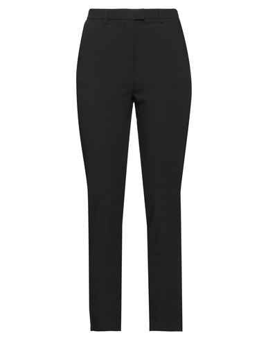 Manila Grace Woman Pants Black Size 10 Polyester, Viscose, Elastane