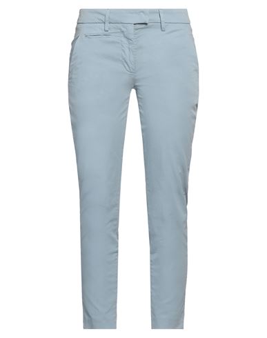 Shop Dondup Woman Pants Slate Blue Size 31 Cotton, Elastane