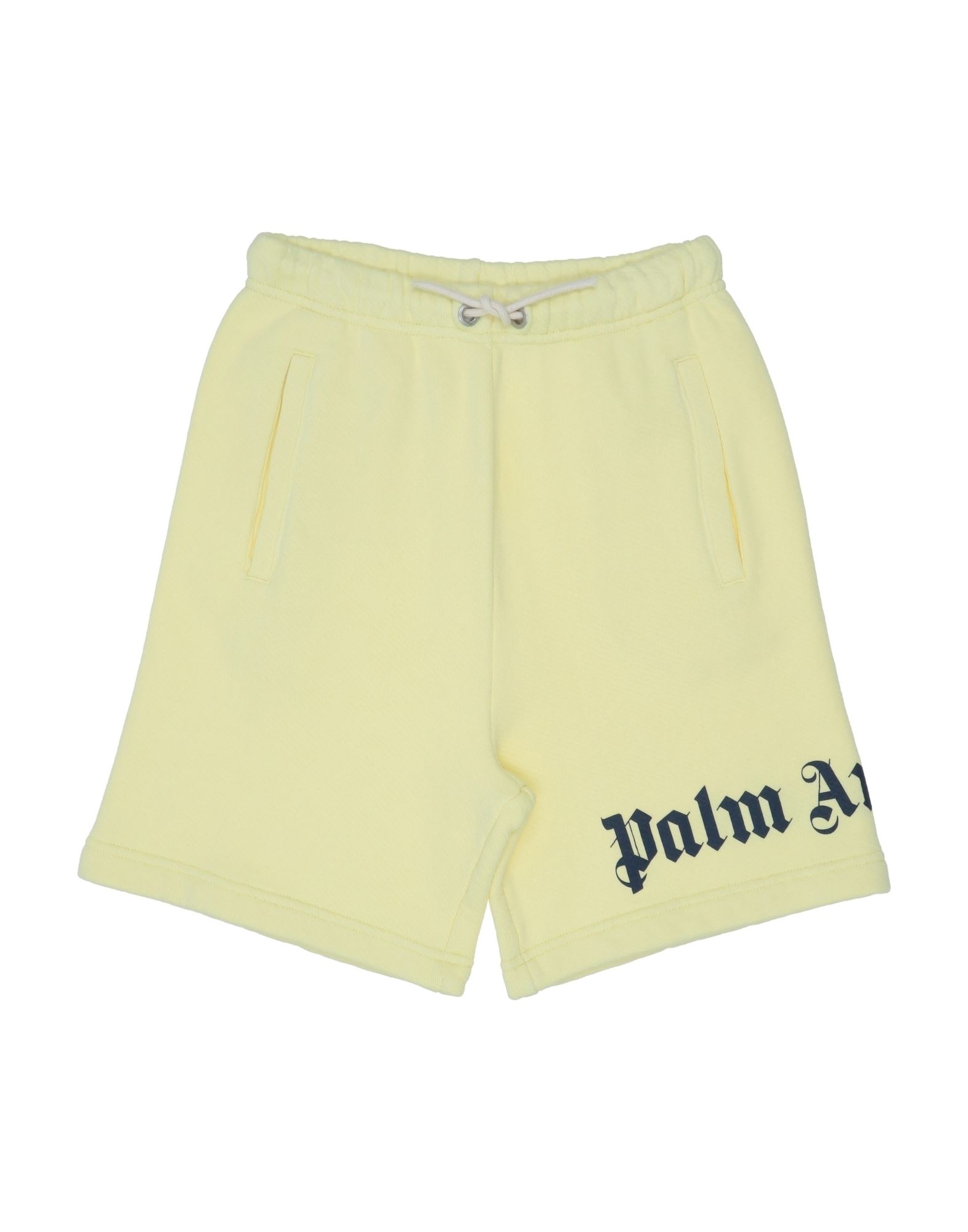 Palm Angels Kids' Shorts & Bermuda Shorts In Light Yellow