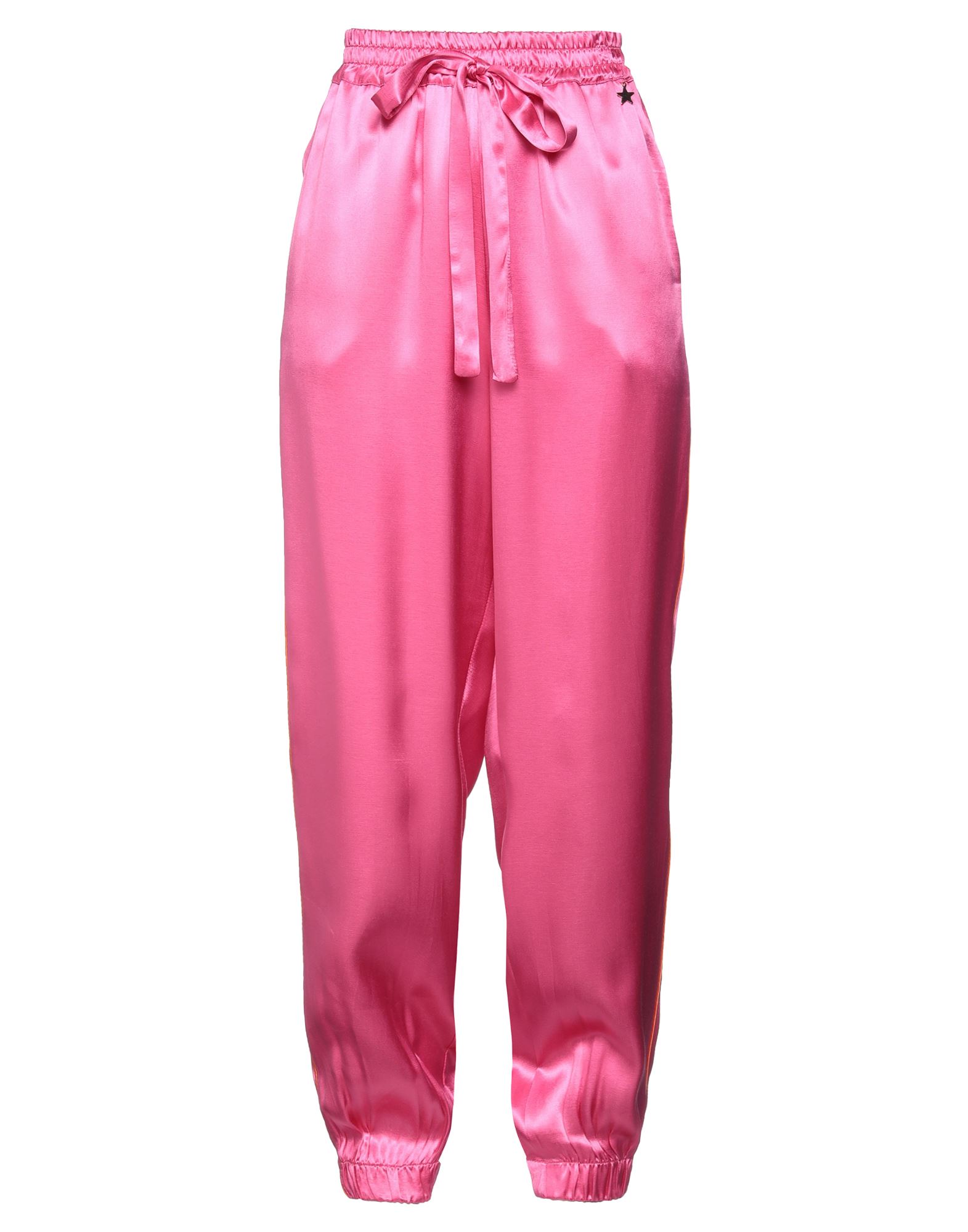 Shop Souvenir Woman Pants Fuchsia Size M Viscose In Pink
