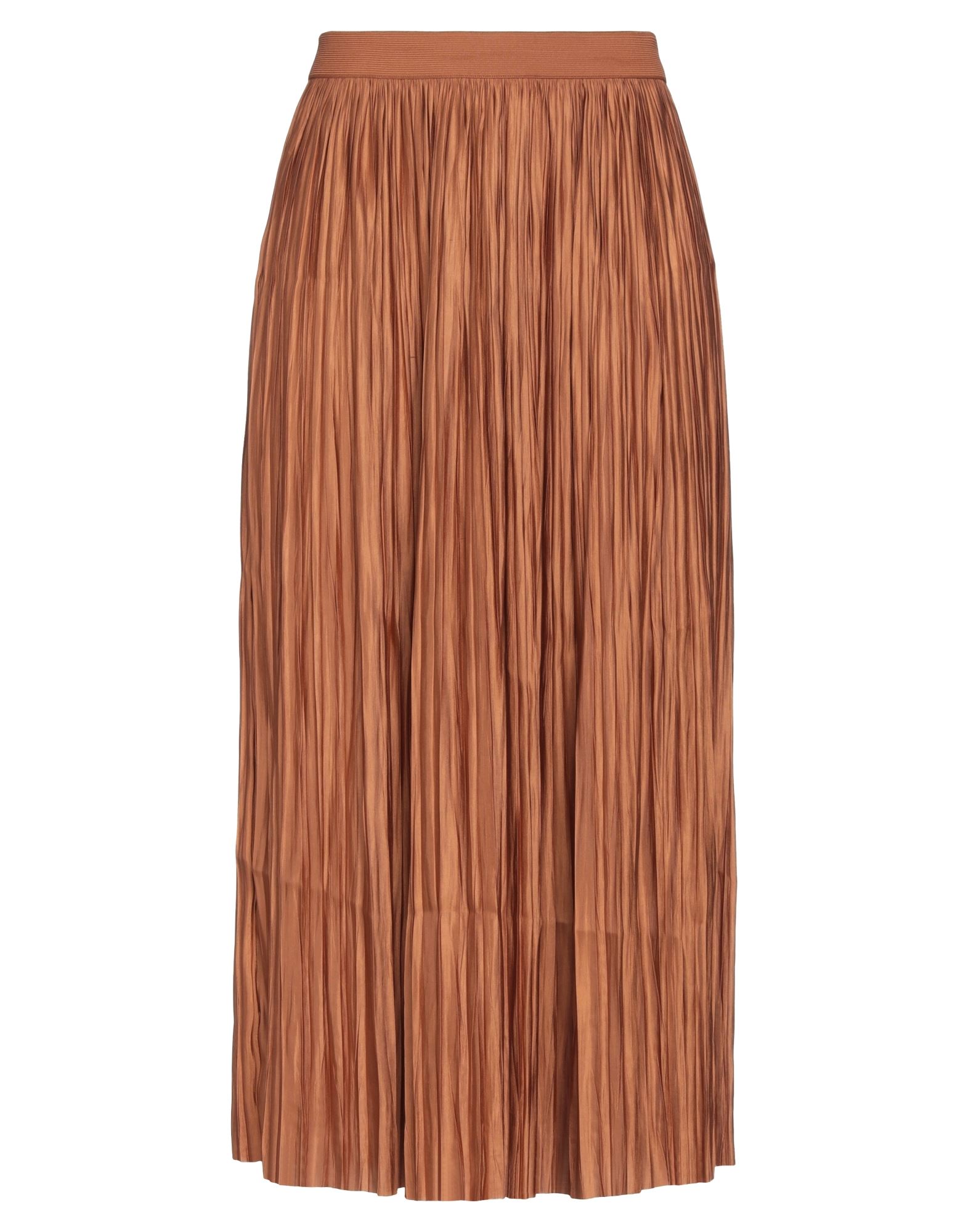 Roberto Collina Midi Skirts In Brown