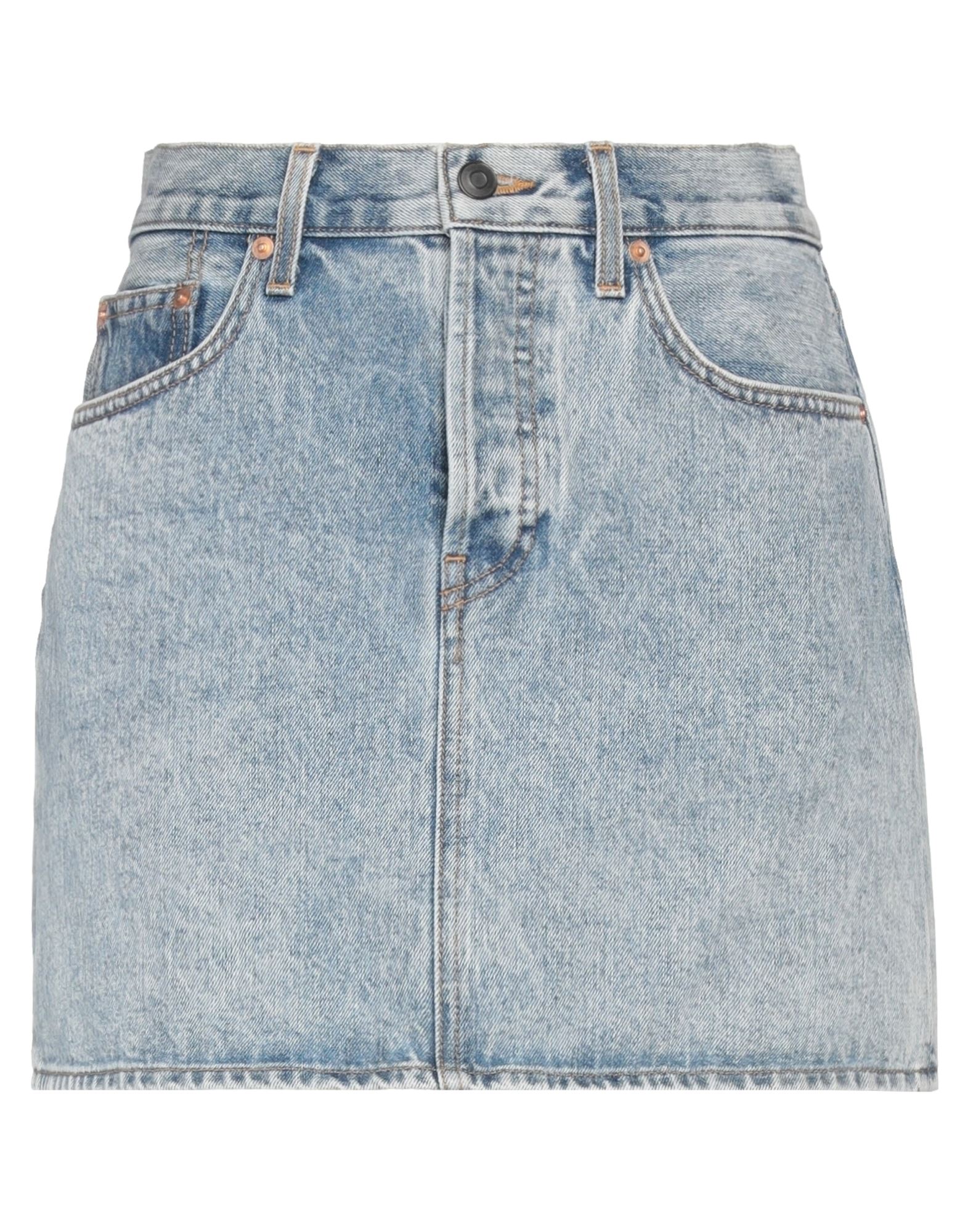Wardrobe.nyc Wardrobe. Nyc Denim Mini Skirt In Blue