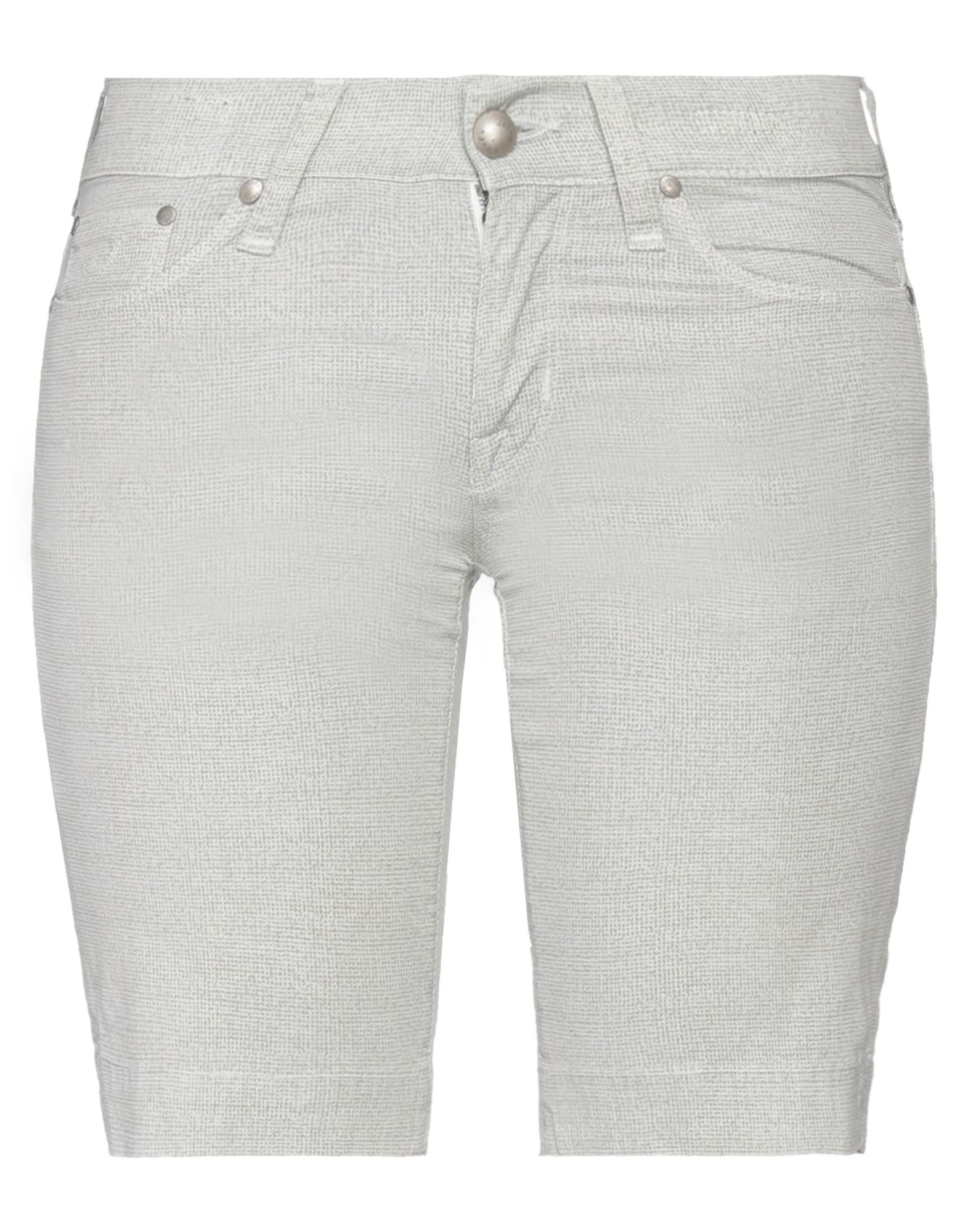 Jacob Cohёn Woman Shorts & Bermuda Shorts Grey Size 27 Cotton, Elastane