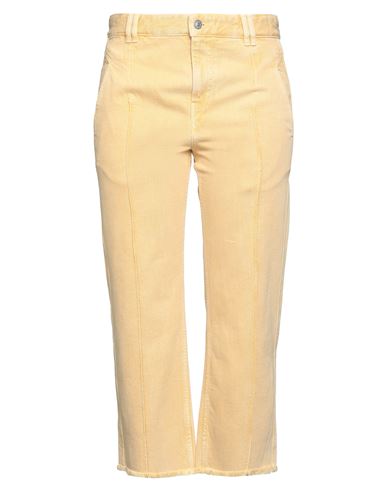 Isabel Marant Étoile Marant Étoile Woman Jeans Yellow Size 10 Cotton