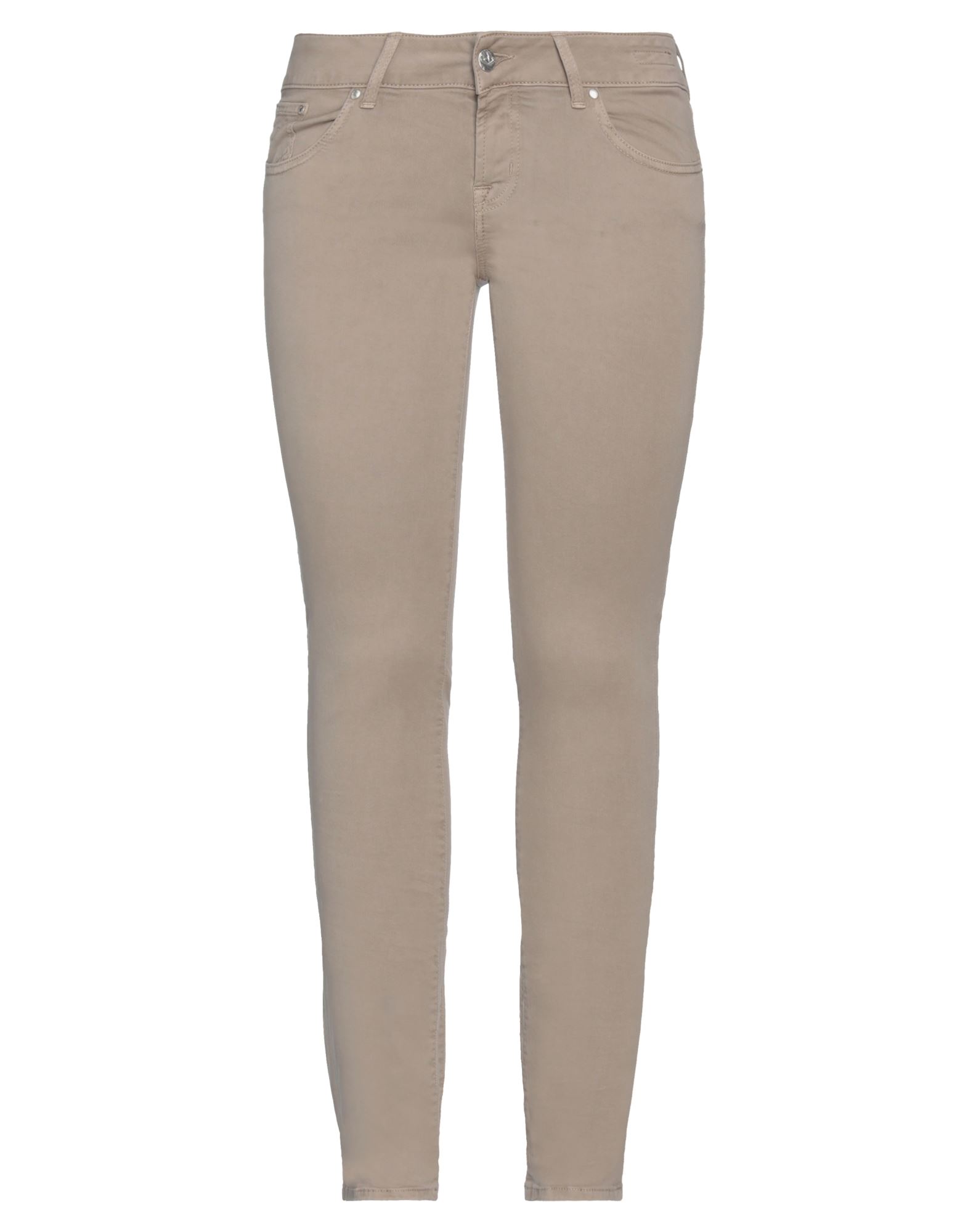 Jacob Cohёn Woman Pants Taupe Size 26 Cotton, Elastane In Grey