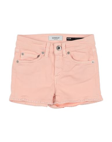 Dondup Babies'  Toddler Girl Denim Shorts Light Pink Size 4 Cotton, Elastomultiester, Elastane