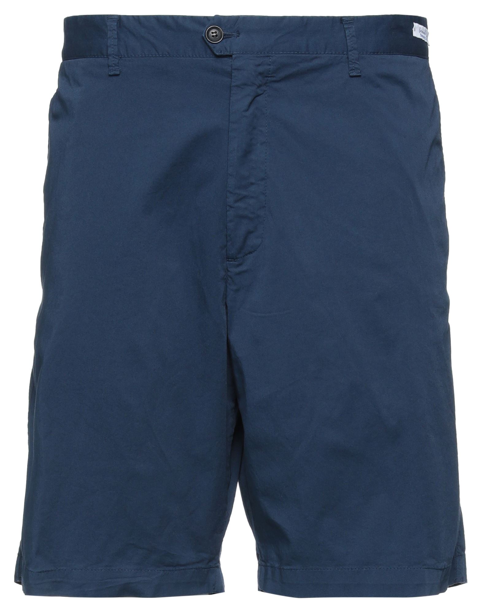 Perfection Man Shorts & Bermuda Shorts Midnight Blue Size 38 Cotton, Elastane