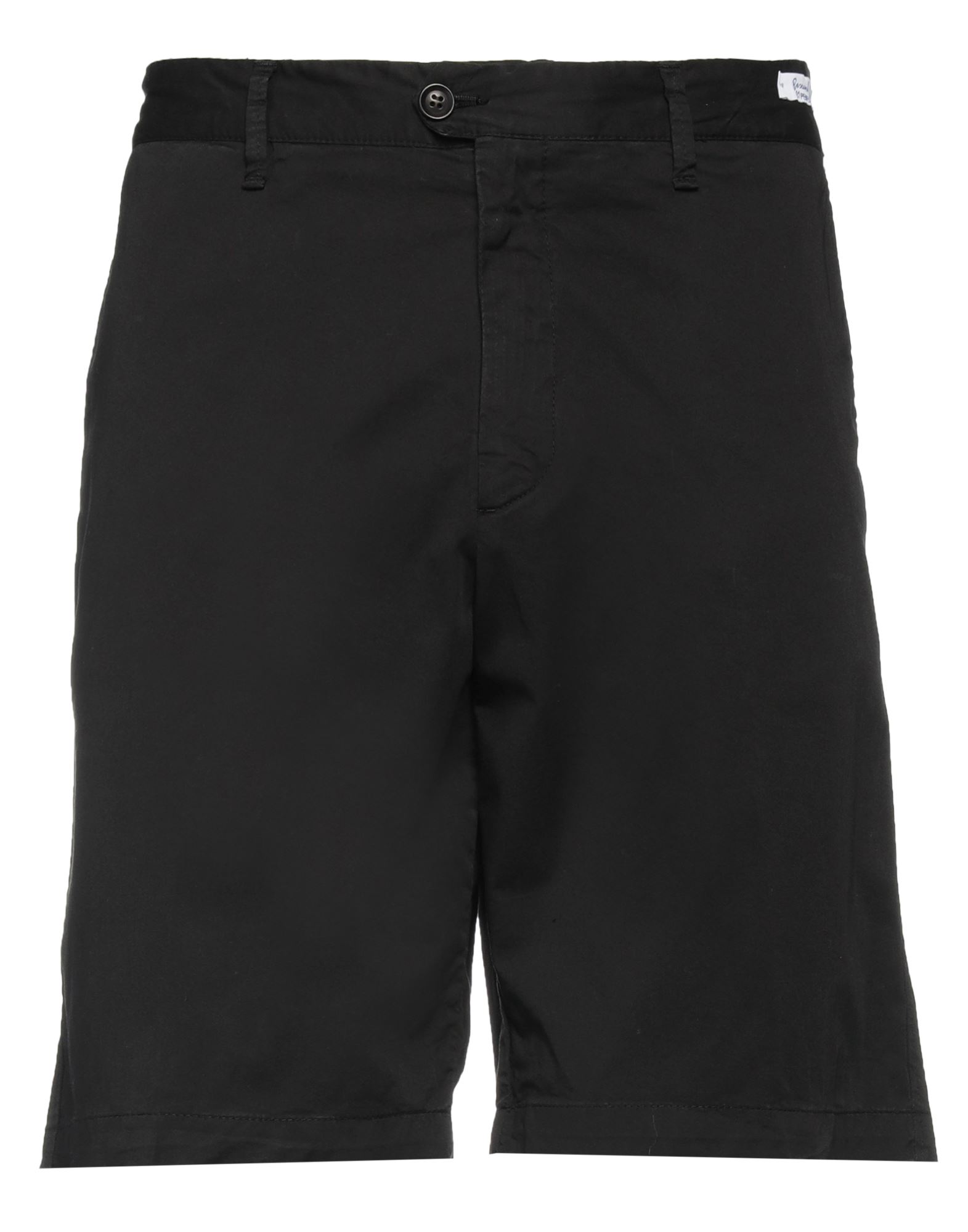 Perfection Man Shorts & Bermuda Shorts Black Size 38 Cotton, Elastane