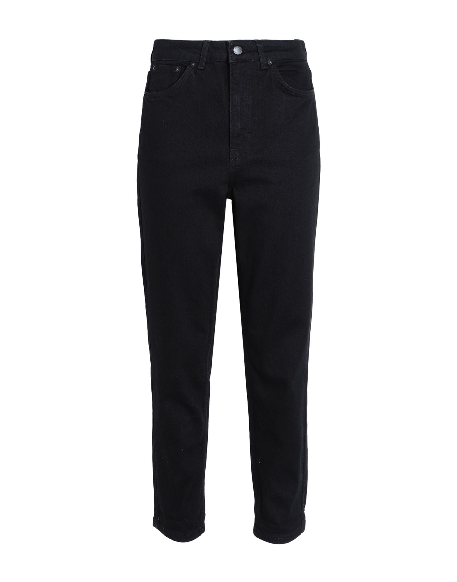 Shop Topshop Woman Jeans Black Size 30w-30l Cotton, Elastane