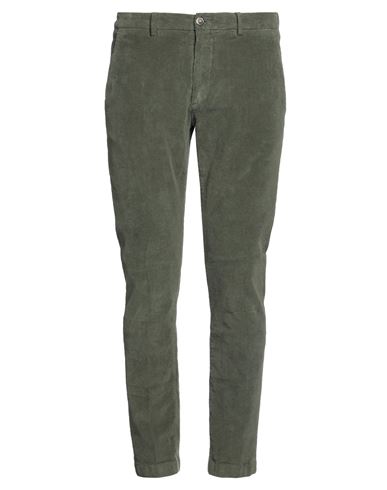 Shop Cruna Man Pants Military Green Size 30 Cotton, Elastane
