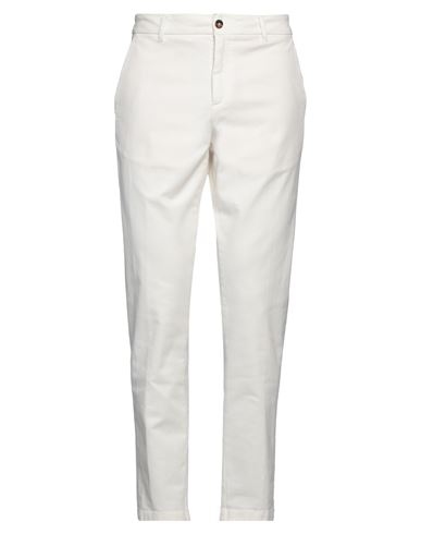 Cruna Man Pants White Size 30 Cotton, Elastane