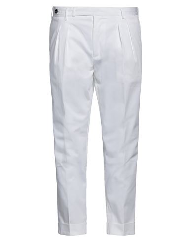 Pt Torino Man Pants Off White Size 30 Cotton, Elastane