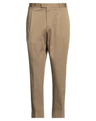 Pt Torino Man Pants Brown Size 38 Modal, Cotton, Elastane In Beige