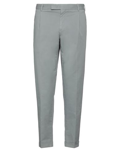 Pt Torino Man Pants Grey Size 36 Cotton, Elastane In Grey