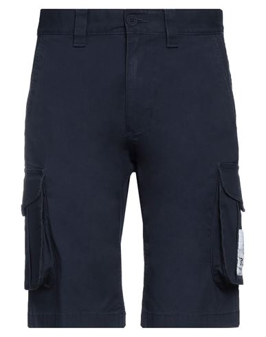 Tommy Jeans Man Shorts & Bermuda Shorts Midnight Blue Size 28 Cotton, Elastane