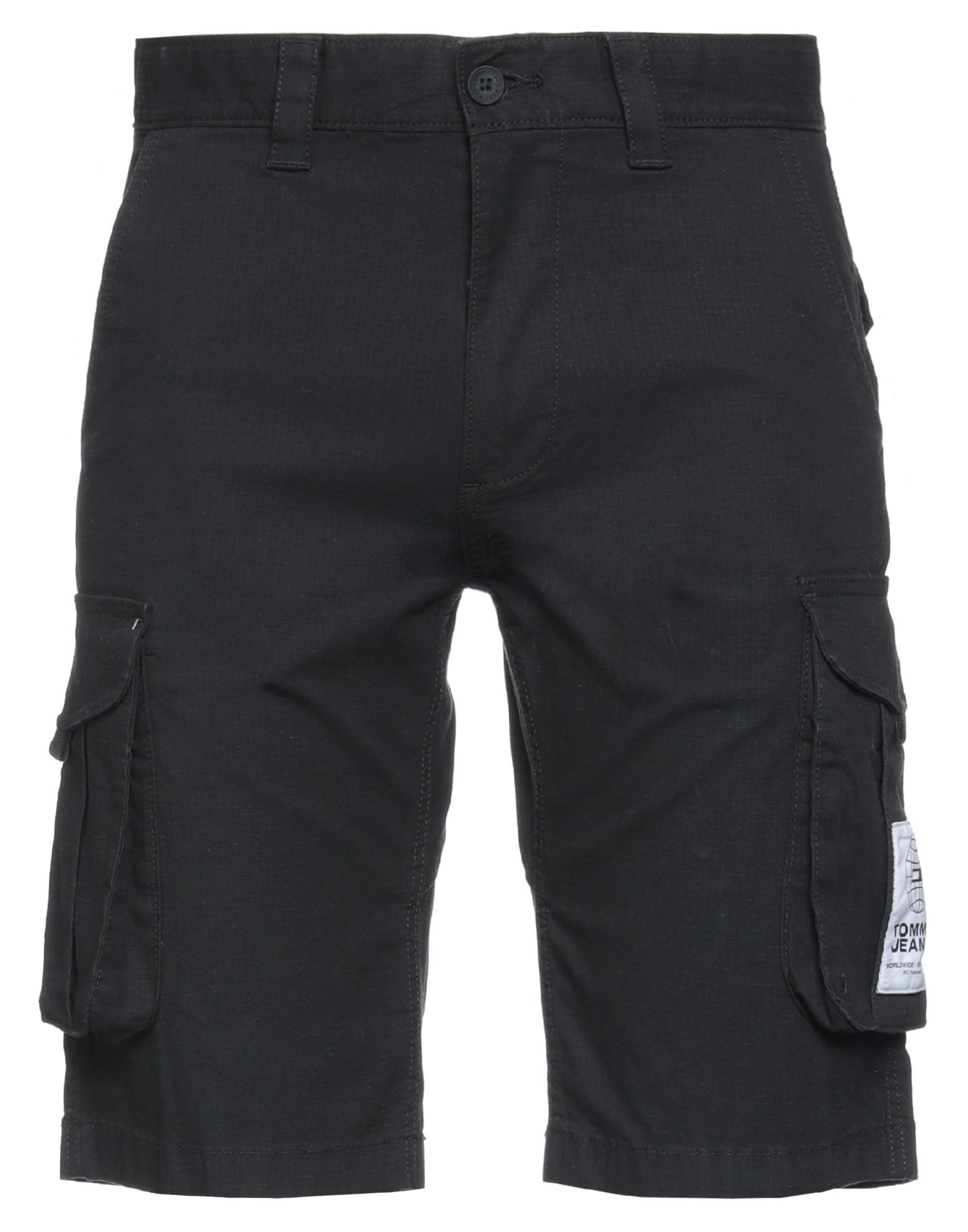 Tommy Jeans Man Shorts & Bermuda Shorts Black Size 30 Cotton, Elastane