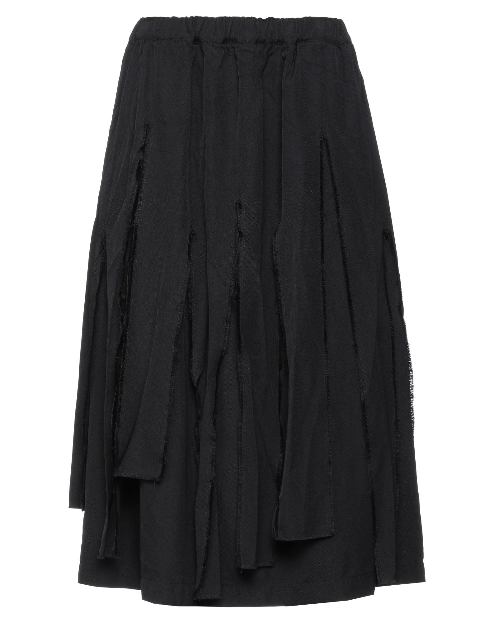 Comme Des Garçons Midi Skirts In Black