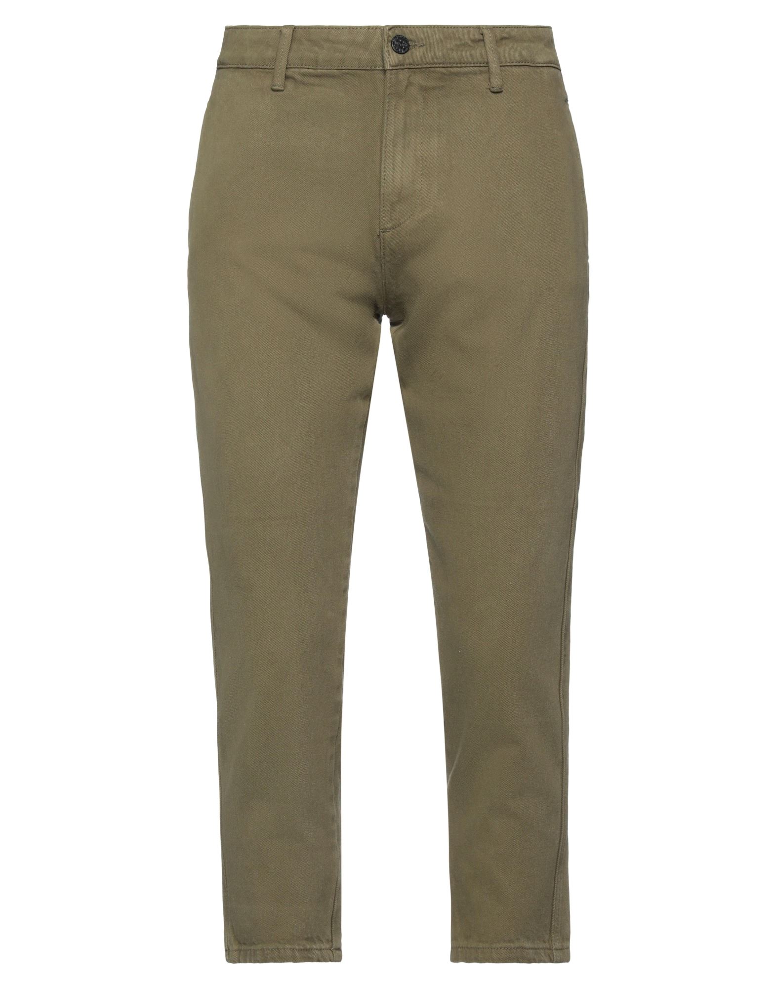 Only & Sons Cropped Pants In Military Green