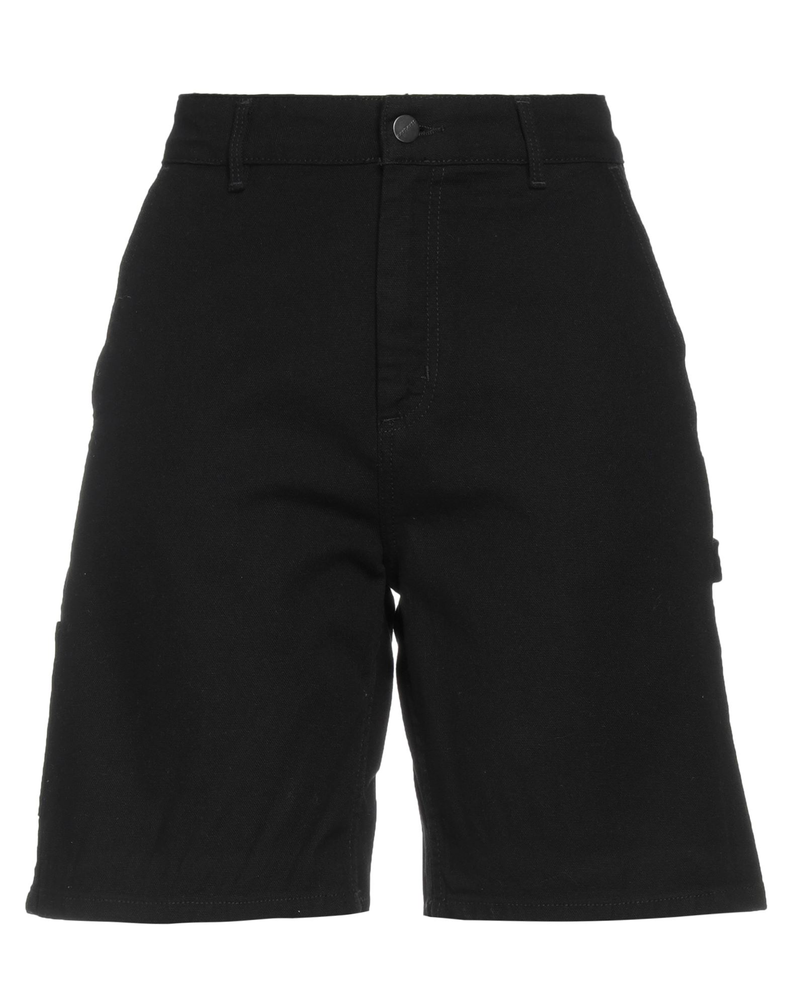 Carhartt Woman Shorts & Bermuda Shorts Black Size 26 Cotton, Elastane