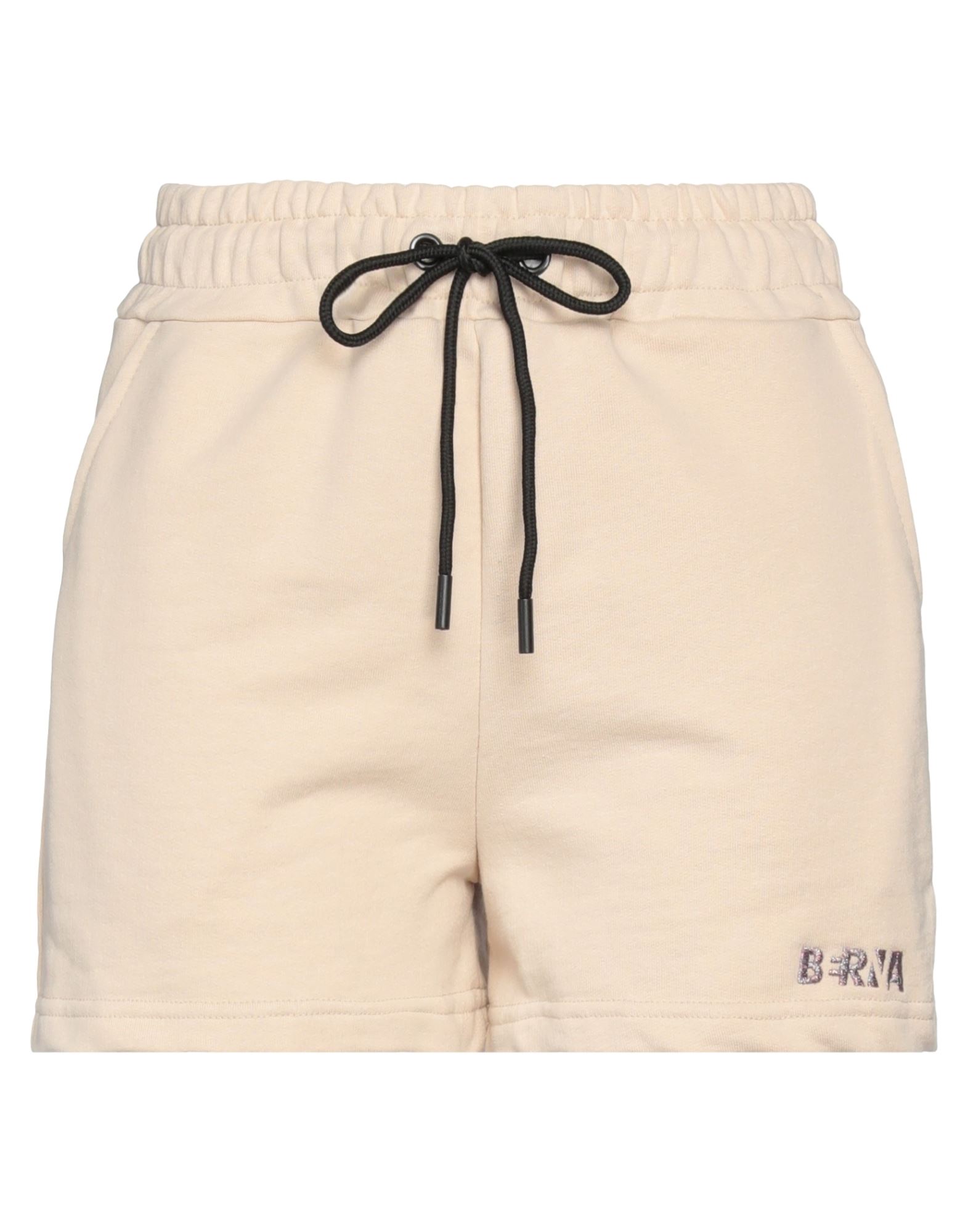 Berna Woman Shorts & Bermuda Shorts Beige Size L Cotton