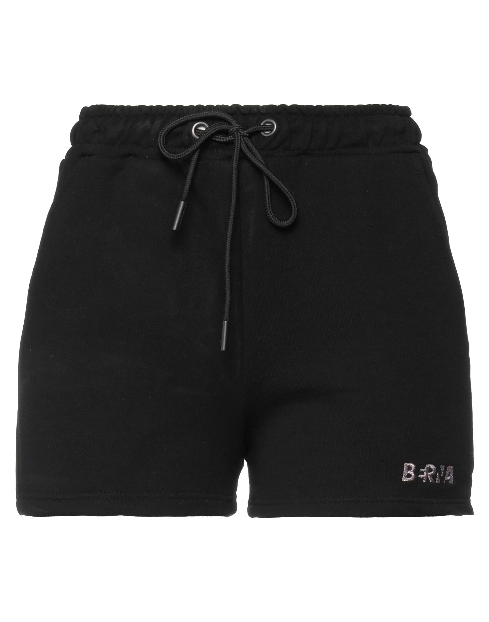 Berna Woman Shorts & Bermuda Shorts Black Size S Cotton