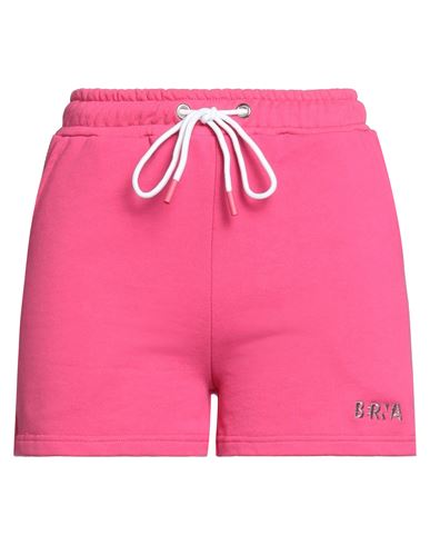 Berna Woman Shorts & Bermuda Shorts Fuchsia Size Xs Cotton In Pink
