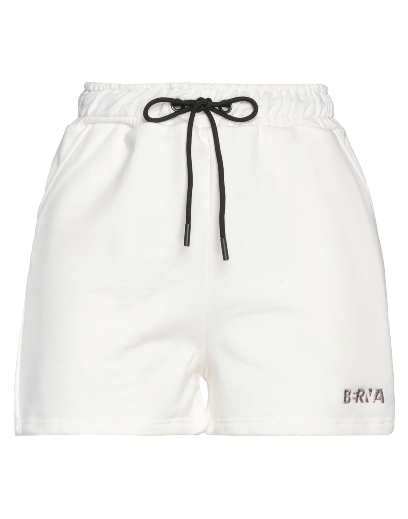 Berna Woman Shorts & Bermuda Shorts Ivory Size Xs Cotton, Polyester In White