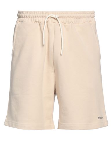 Stilosophy Man Shorts & Bermuda Shorts Beige Size L Cotton