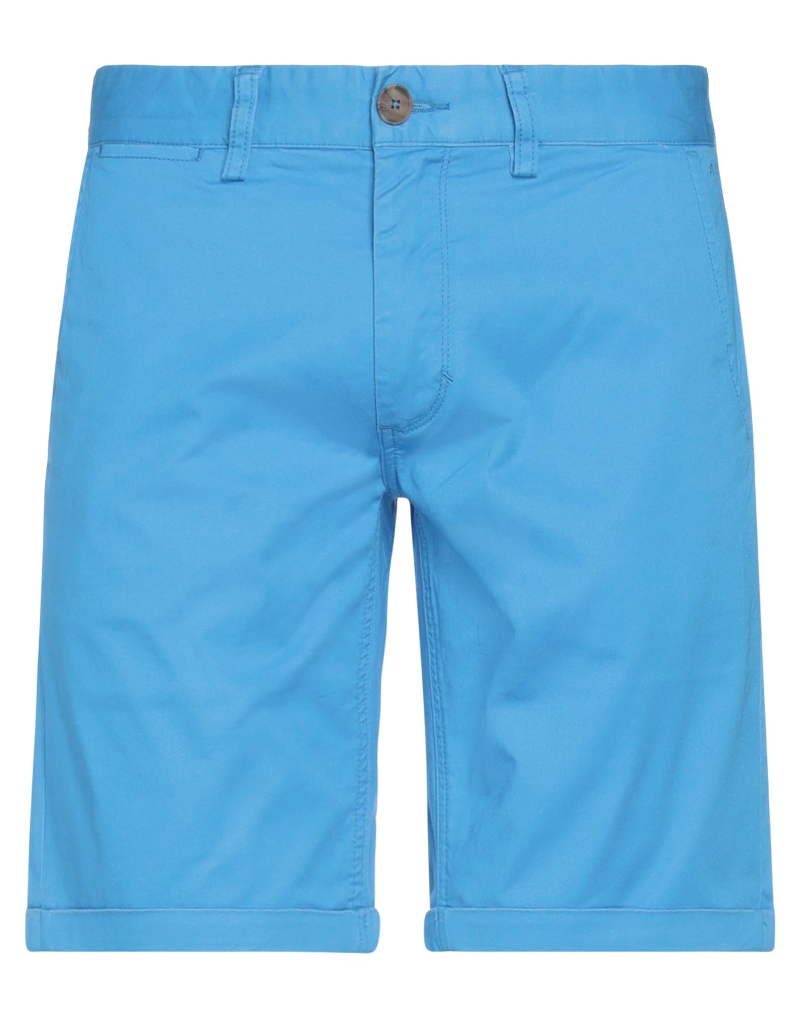 Sun 68 Man Shorts & Bermuda Shorts Azure Size 31 Cotton, Elastane In Blue