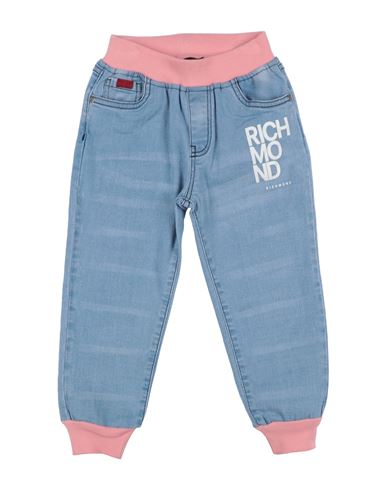John Richmond Babies'  Toddler Girl Jeans Blue Size 3 Cotton, Elastane