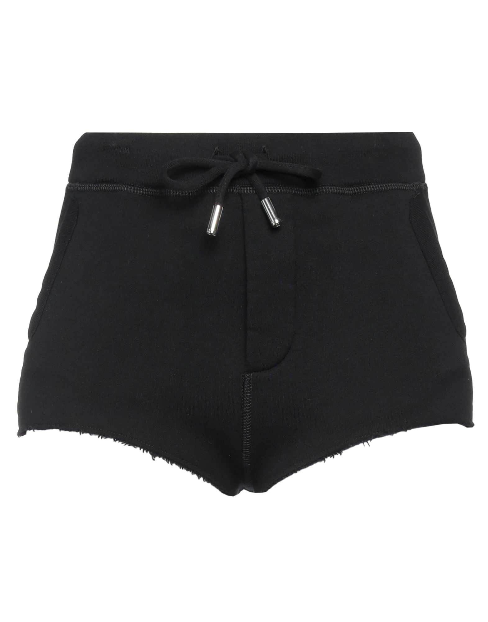 Dsquared2 Woman Shorts & Bermuda Shorts Black Size S Cotton, Elastane