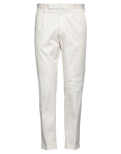 Briglia 1949 Man Pants Ivory Size 32 Cotton, Elastane In White