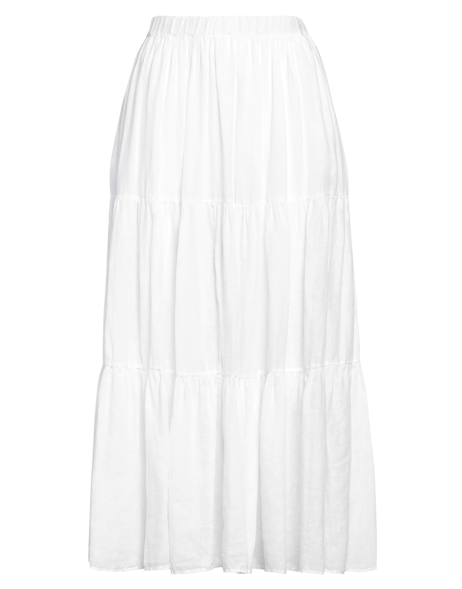Antonelli Long Skirts In White
