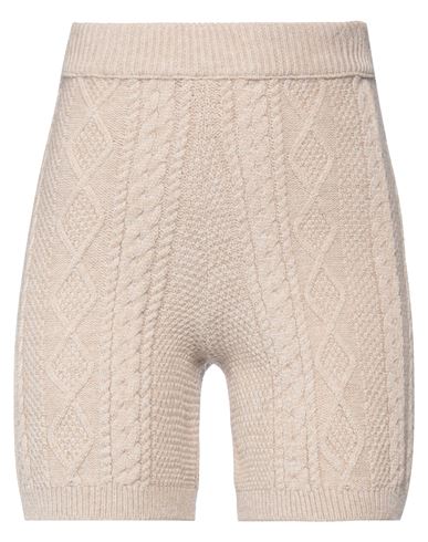 Dixie Woman Shorts & Bermuda Shorts Beige Size M Viscose, Polyamide, Polyester